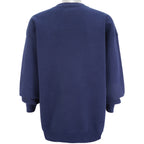 FUBU - Blue 05 Sports Spell-Out Crew Neck Sweatshirt 1990s XXX-Large Vintage Retro