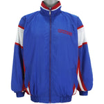 MLB (Starter) - Cubs Zip Up Windbreaker Jacket 1990s Large Vintage Retro Baseball