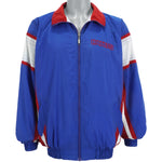 Starter - Chicago Cubs Zip-Up Windbreaker 1990s Large Vintage Retro Baseball