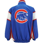 Starter - Chicago Cubs Zip-Up Windbreaker 1990s Large Vintage Retro Baseball