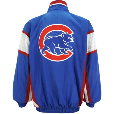 Starter - Chicago Cubs Zip-Up Windbreaker 1990s Large