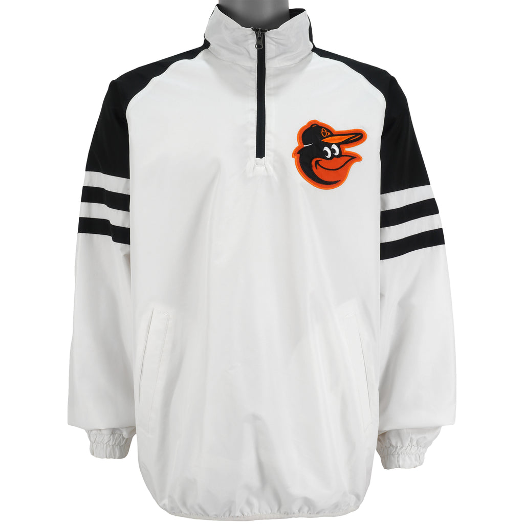 MLB - Baltimore Orioles Spell-Out Windbreaker 1990s Large Vintage Retro Baseball