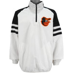 MLB - Baltimore Orioles Spell-Out Windbreaker 1990s Large Vintage Retro Baseball