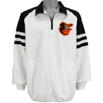 MLB - Baltimore Orioles Spell-Out Windbreaker 1990s Large Vintage Retro Baseball