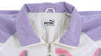 Puma - White & Purple Windbreaker 1990s Large Vintage Retro