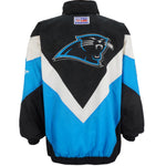 NFL (Authentic) - Carolina Panthers Windbreaker 1990s X-Large Vintage Retro Football