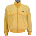 FILA -  Yellow Biella Italia Bomber Jacket 1990s Large Vintage Retro