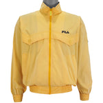 FILA -  Yellow Biella Italia Bomber Jacket 1990s Large Vintage Retro