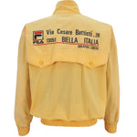 FILA -  Yellow Biella Italia Bomber Jacket 1990s Large Vintage Retro