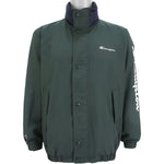 Champion - Green Spell-Out Jacket 1990s X-Large