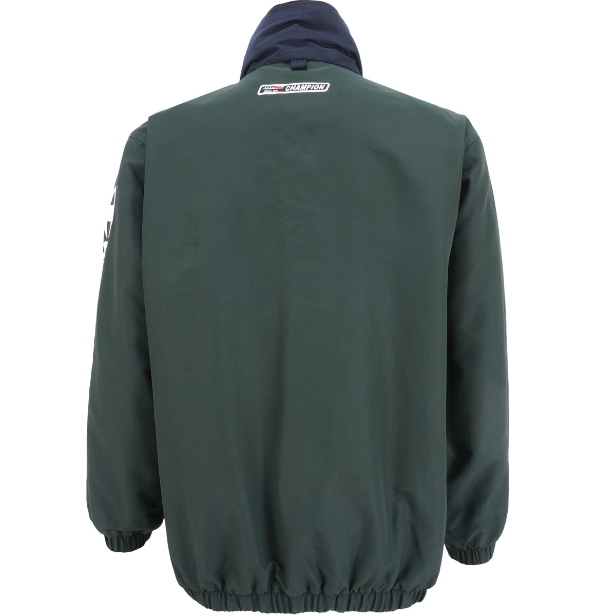 Champion (Authentic) - Green Spell-Out Jacket 1990s X-Large Vintage Retro