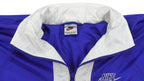 Nike - Blue & White Big Logo Windbreaker 1990s Medium Vintage Retro