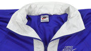 Nike - Blue & White Big Logo Windbreaker 1990s Medium Vintage Retro