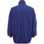 Nike  - Blue Embroidered Zip-Up Windbreaker 1990s XX-Large Vintage Retro