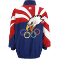 Starter - Blue U.S. Olympic Team Big Logo Jacket 1996 X-Large Vintage Retro