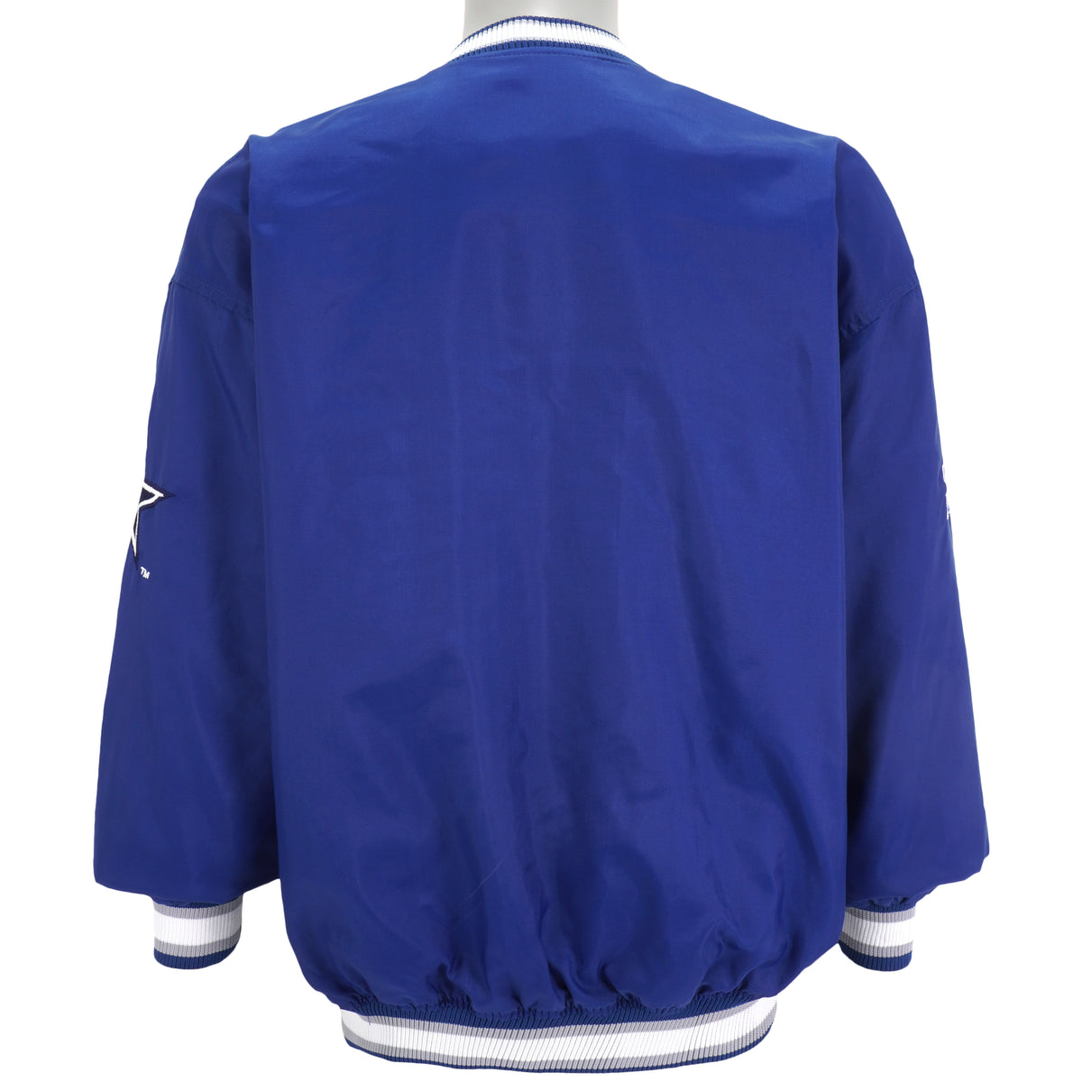 Starter - Dallas Cowboys Big Spell-Out Pullover Windbreaker 1990s Large Vintage Retro Football