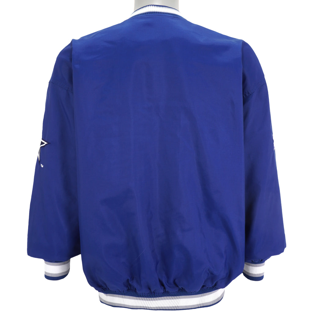 Starter - Dallas Cowboys Big Spell-Out Pullover Windbreaker 1990s Large Vintage Retro Football