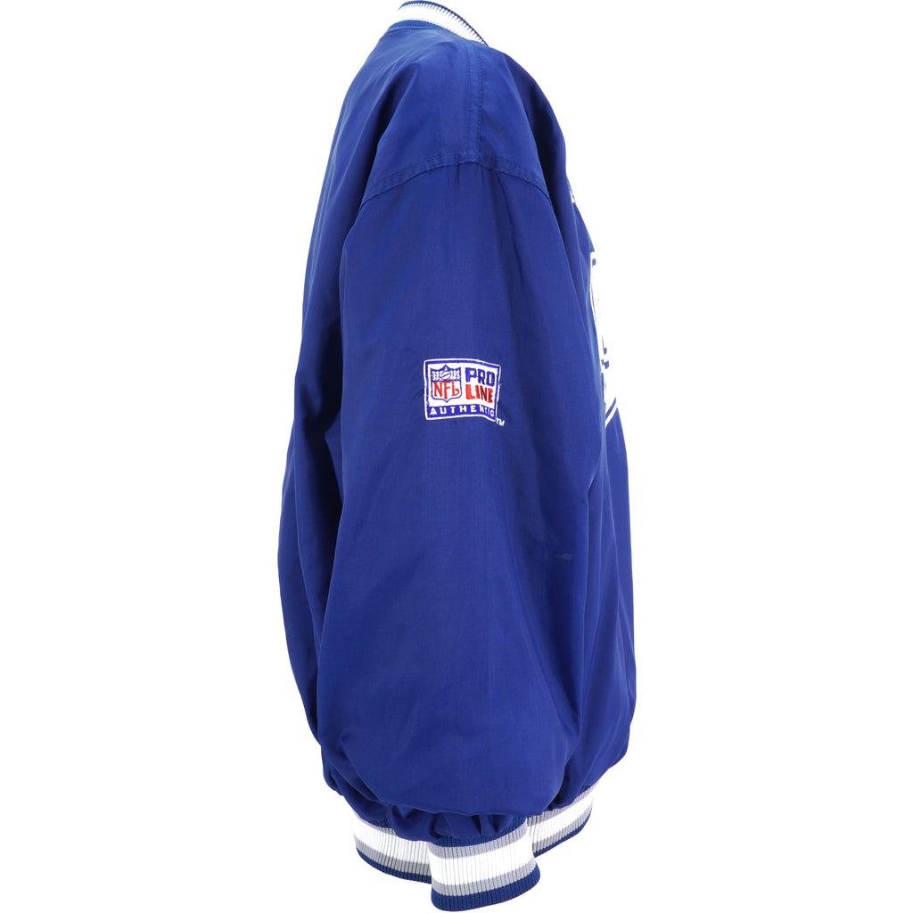 Starter - Dallas Cowboys Big Spell-Out Pullover Windbreaker 1990s Large Vintage Retro Football