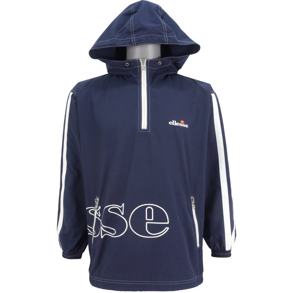 Ellesse - Zip-Up Hooded Windbreaker 1990s Large Vintage Reteo