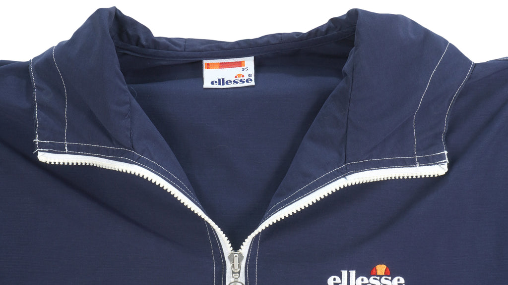 Ellesse - Zip-Up Hooded Windbreaker 1990s Large Vintage Reteo