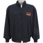 NASCAR (American Made) - Chevrolet Racing Embroidered Jacket 1990s X-Large Vintage Retro