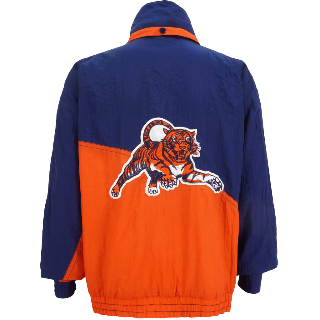 NCAA (Genuine Stuff) - Auburn Tigers Zip-Up Windbreaker 1990s Large Vintage Retro College