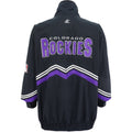 MLB (Genuine Merchandise) - Colorado Rockies Zip-Up Windbreaker 1990s X-Large Vintage Retro Baseball
