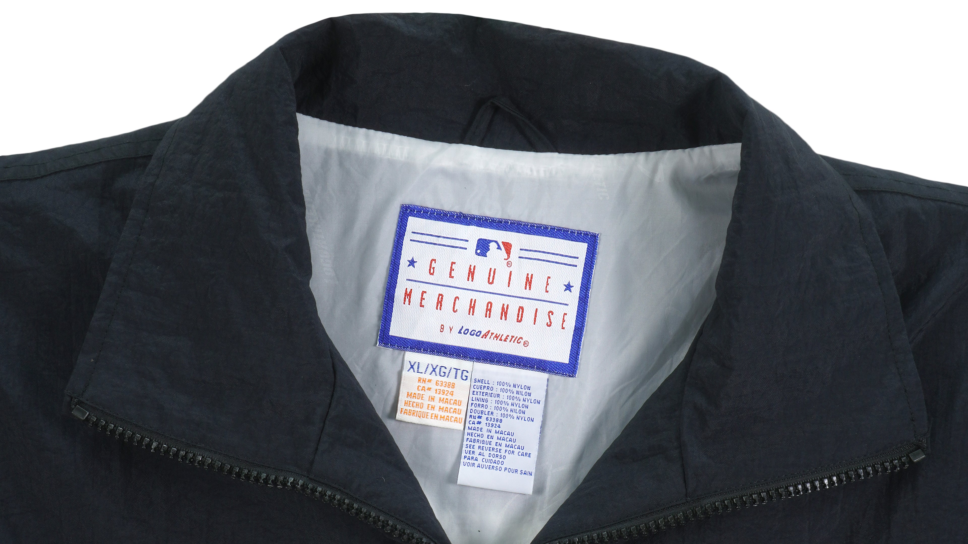 MLB (Genuine Merchandise) - Colorado Rockies Zip-Up Windbreaker 1990s X-Large Vintage Retro Baseball