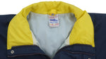 NCAA - Michigan Wolverines Zip & Button-Up Jacket 1990s Medium Vintage Retro Colleage