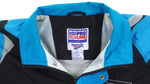 NFL (Reebok) - Carolina Panthers Zip & Button-Up Windbreaker 1990s X-Large Vintage Retro Football