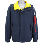 Nautica - Blue & Yellow Reversible Jacket 1990s Large Vintage Retro