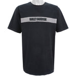 Harley Davidson - Spell-Out Embroidered T-Shirt 1990s X-Large