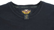 Harley Davidson - Spell-Out Embroidered T-Shirt 1990s X-Large Vintage Retro