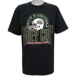 CFL (Waves) - Grey Cup Huddle Up In Saskatchewan T-Shirt 1995 Large