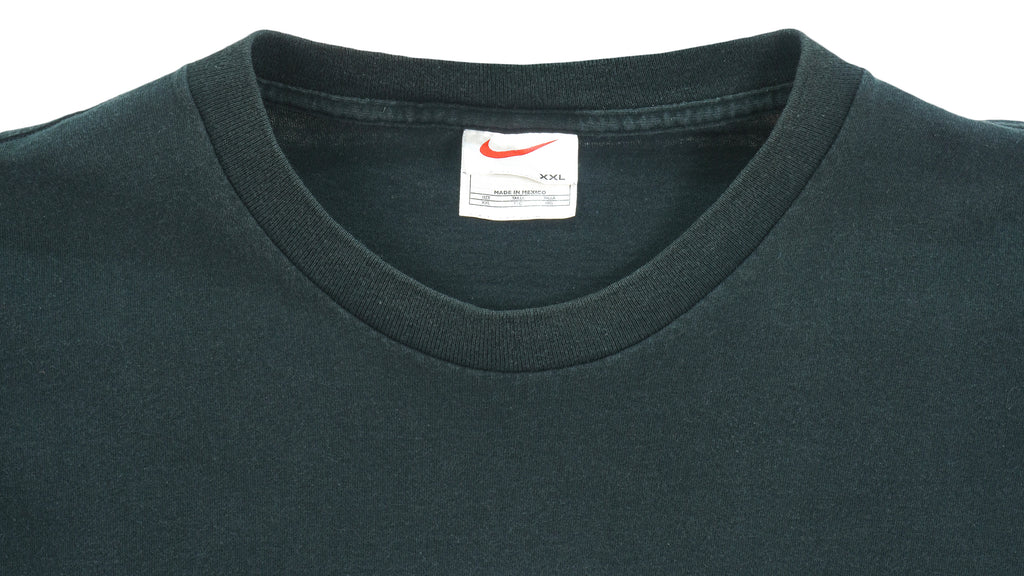 Nike - Black Flight T-Shirt 1990s XX-Large Vintage Retro