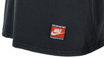 Nike - Black Embroidered Sleeveless Shirt 1990s Medium Vintage Retro