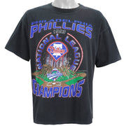 Starter - Philadelphia Phillies, World Series Champs T-Shirt 1993 X-Large Vintage Retro Baseball