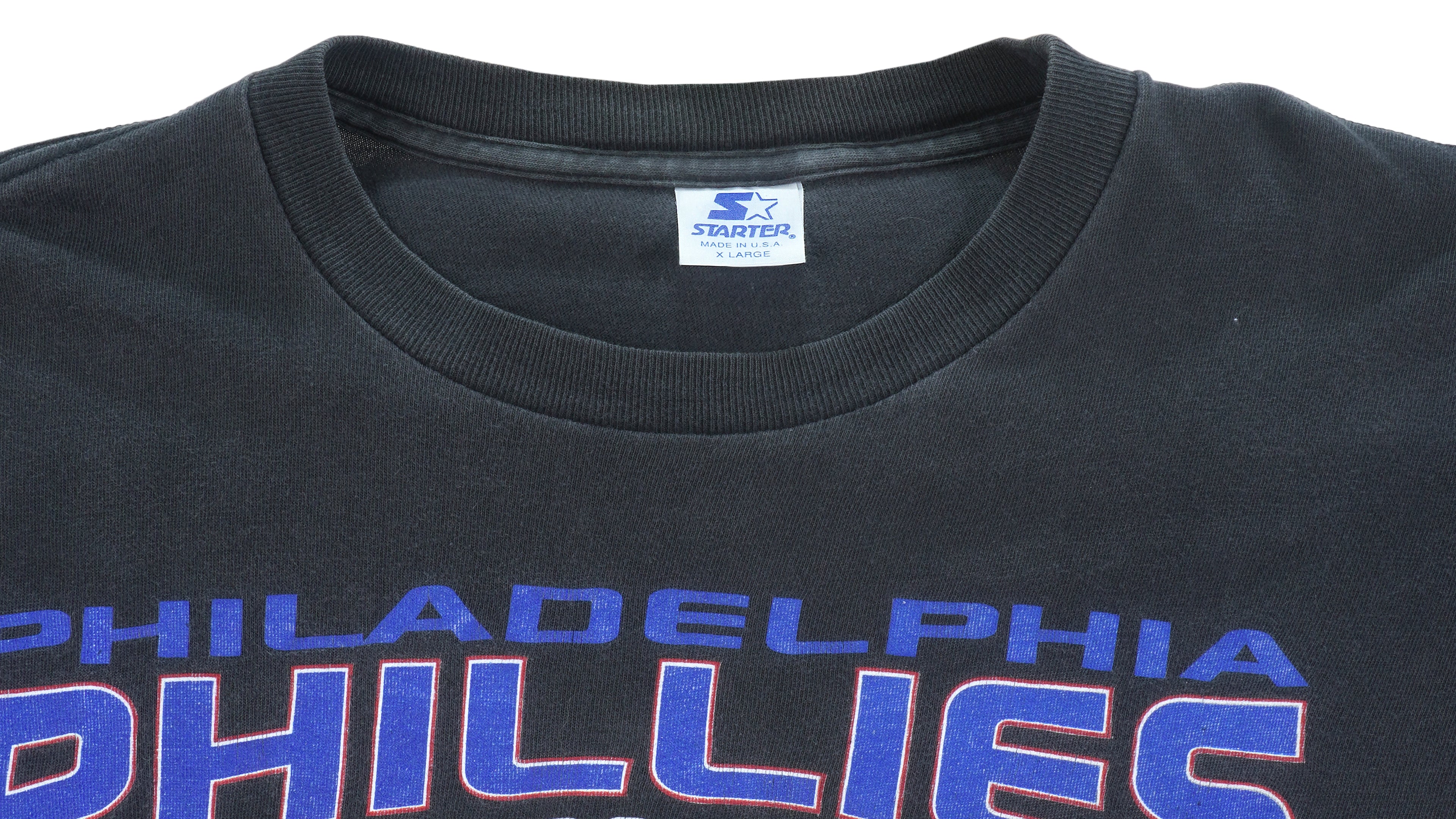 Starter - Philadelphia Phillies, World Series Champs T-Shirt 1993 X-Large Vintage Retro Baseball