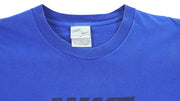 Nike - Blue Big Spell-Out T-Shirt 1990s X-Large Vintage Retro