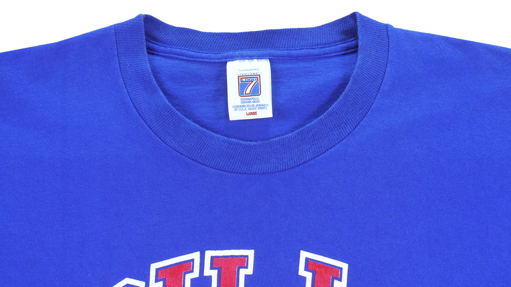 NFL (Logo 7) - Buffalo Bills Big Spell-Out T-Shirt 1990s Large Vintage Retro Football
