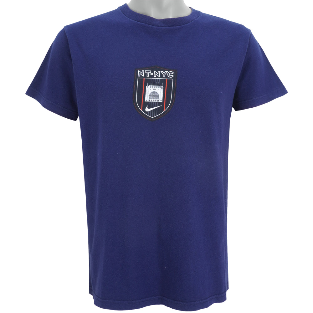 Nike - NT-NYC Spell-Out T-Shirt 1990s Small Vintage Retro