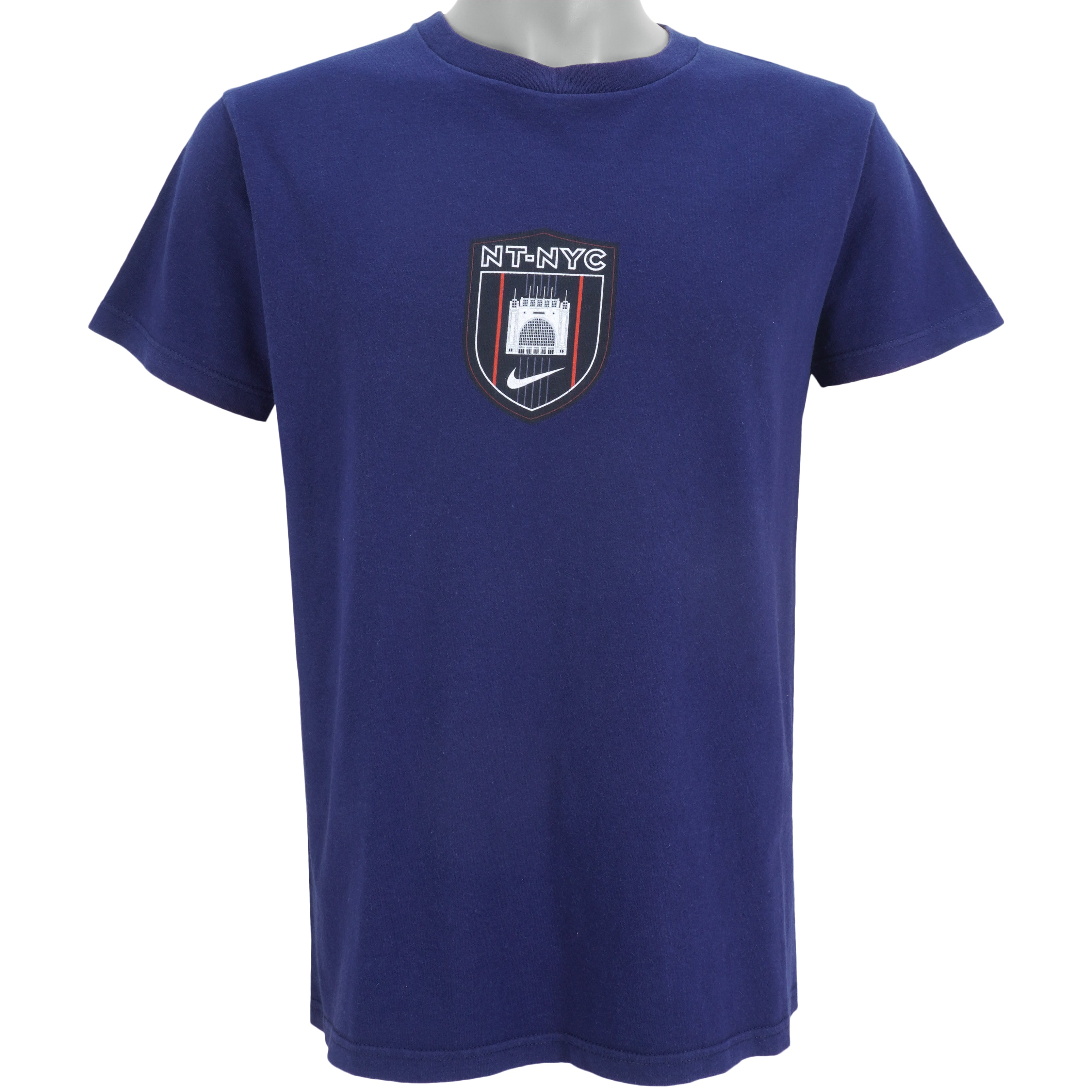Nike - NT-NYC Spell-Out T-Shirt 1990s Small Vintage Retro