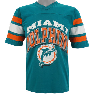 NFL (Logo 7) - Miami Dolphins Football Jersey 1990 Small