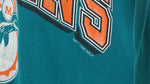 NFL (Logo 7) - Miami Dolphins Big Spell-Out Jersey 1990 Small Vintage Retro Football