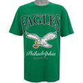 NFL (Lee) - Philadelphia Eagles Spell-Out T-Shirt 1995 Large Vintage Retro Football