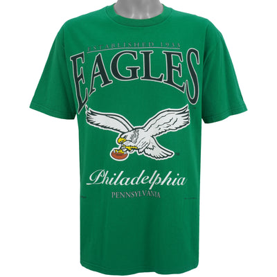 NFL (Lee) - Philadelphia Eagles Spell-Out T-Shirt 1995 Large
