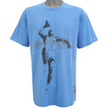 Nike - Blue Jordan, Learn To Fly Big Logo T-Shirt 1990s Large Vintage Retro Basketball