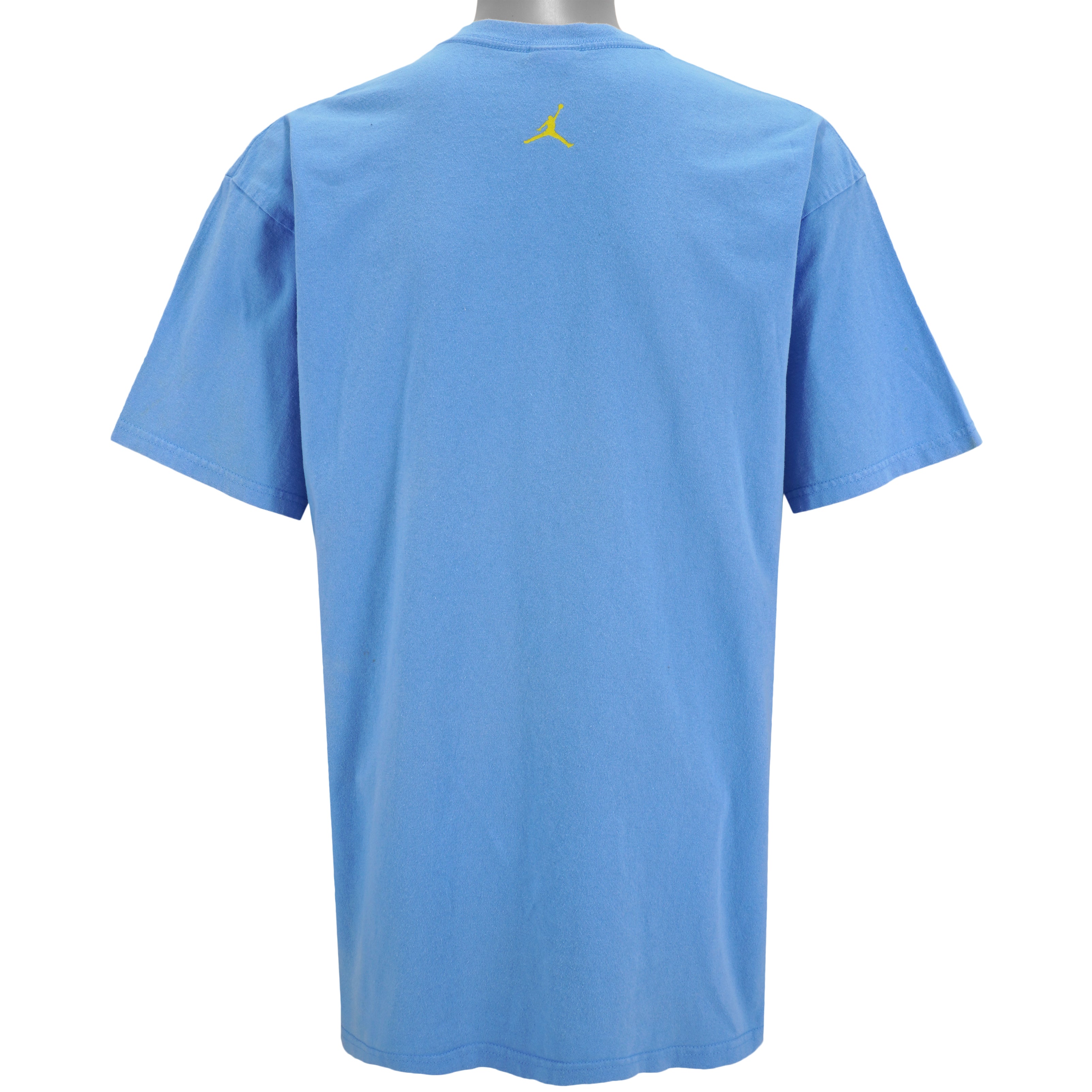 Nike - Blue Jordan, Learn To Fly Big Logo T-Shirt 1990s Large Vintage Retro Basketball