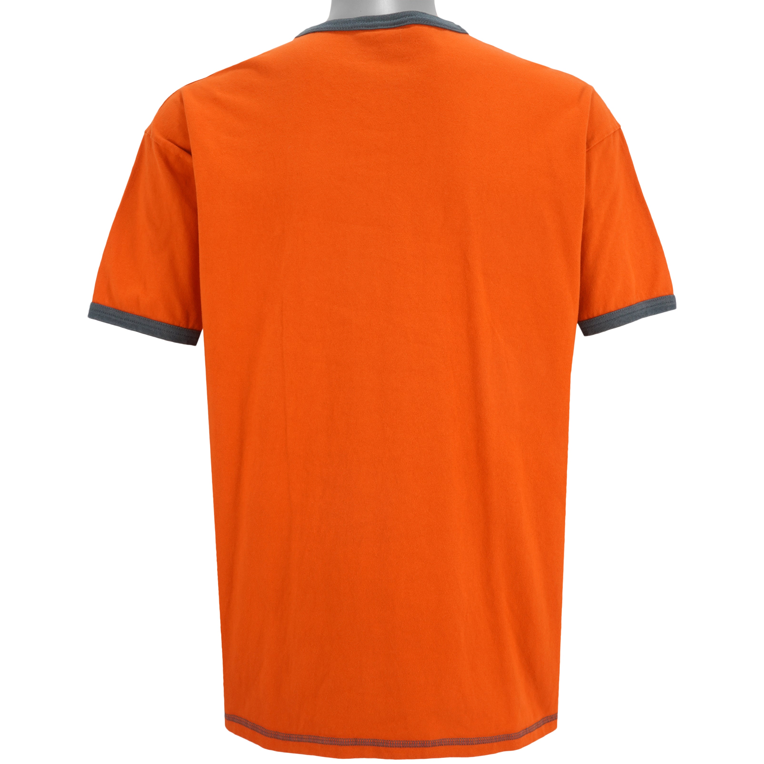 Nike - Orange N Logo T-Shirt 1990s XX-Large Vintage Retro