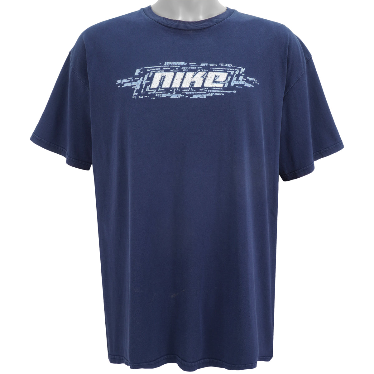 Nike - Dark Blue Spell-Out T-Shirt 1990s XX-Large Vintage Retro